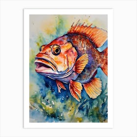 Neptune Groupers Art Print