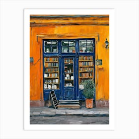 Warsaw Book Nook Bookshop 1 Art Print