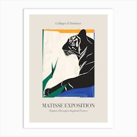 Tiger 4 Matisse Inspired Exposition Animals Poster Art Print