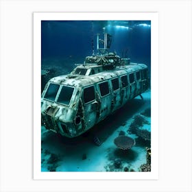 USO: A Very Very Strange Sea-Reimagined 61 Art Print