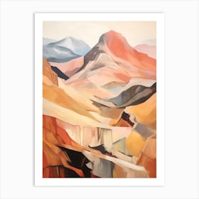 Mount Ossa Australia 3 Mountain Painting Art Print