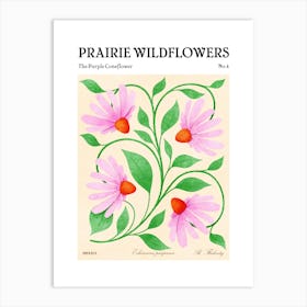 Prairie Wildflowers The Purple Coneflower Art Print