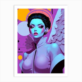 Angel Soft Color Illustration Art Print