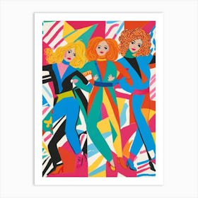 Sexy Dancers Art Print