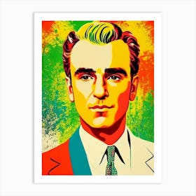 Daniel Day Lewis Colourful Pop Movies Art Movies Art Print