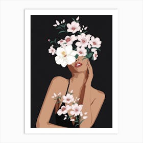 White Bloom 2 Art Print