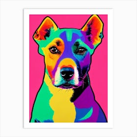 Toy Fox Terrier Andy Warhol Style Dog Art Print