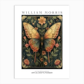 William Morris Print Butterfly Botanical Exhibition Poster Vintage Wall Art Textiles Art Vintage Poster Art Print