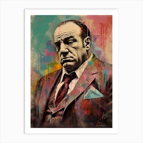 Gangster Art Tony Soprano The Sopranos 2 Art Print