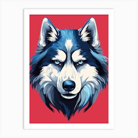 Husky Dog Art Print