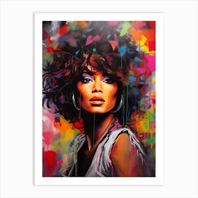 Whitney Houston (1) Art Print