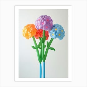 Dreamy Inflatable Flowers Lantana Art Print