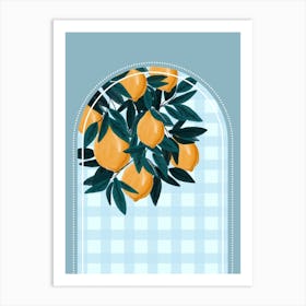 Lemon Tree Arch Art Print