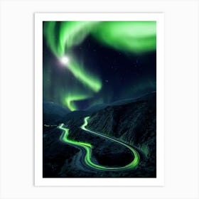 Aurora Borealis Light Art Print