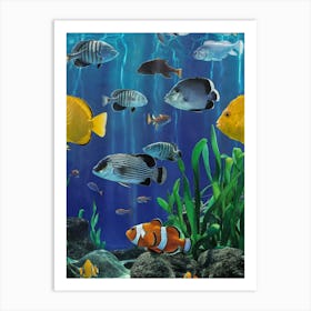 Fishes In The Sea Art Print