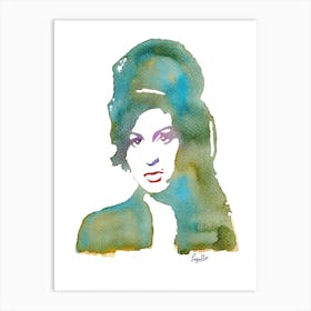 Amy Winehouse 1 Art Print