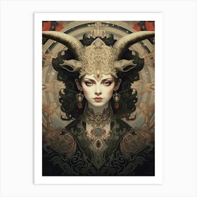 Demon Woman 2 Art Print