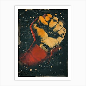 Russian Fist Art Print