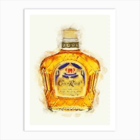 Crown Royal Whiskey Art Print