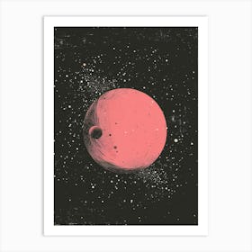 Planets In Space Art Print