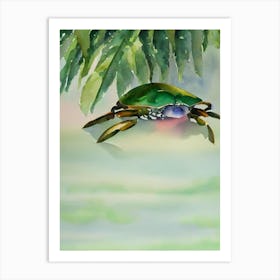 Stone Crab Storybook Watercolour Art Print