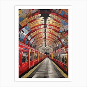 London Underground 2 Art Print