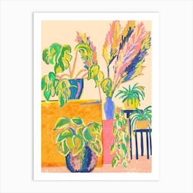 Potted Plants Art Print