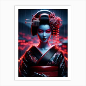 Japan Geisha Visual 117 Art Print