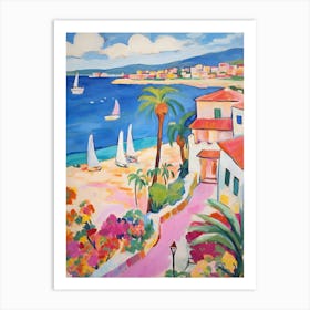 Hurghada Egypt 2 Fauvist Painting Art Print