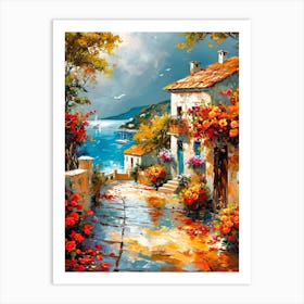 House By The Sea Art Print