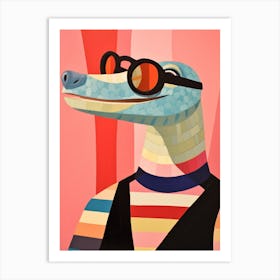 Little Komodo Dragon 1 Wearing Sunglasses Art Print