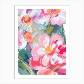 Pink Flowers 19 Art Print