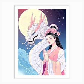 Mystical Fantasy Illustration 8 Art Print