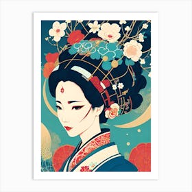 Asian Woman 4 Art Print