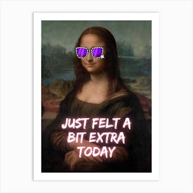 Mona Lisa Extra Art Print