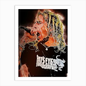 Art Of Randy Blythe Art Print