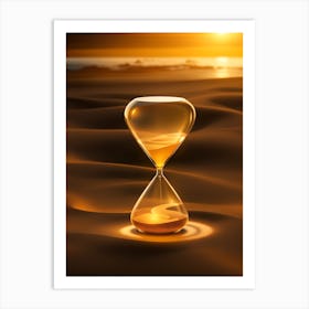 Hourglass In The Sand 3 Art Print