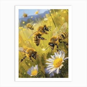 Sweat Bee Storybook Illustration 14 Poster