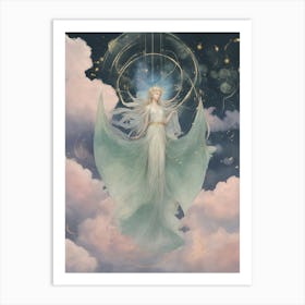 Angel Of The Clouds Art Print