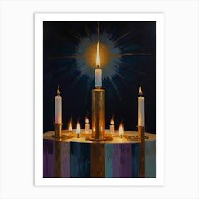 Candlelight 1 Art Print