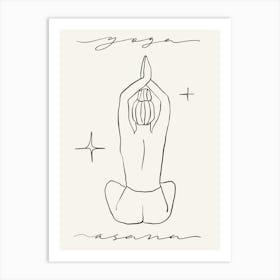 Yoga Asana Art Print