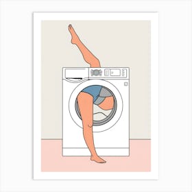 Washing Machine Art Print