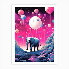 Elephant In The Sky 1 Art Print