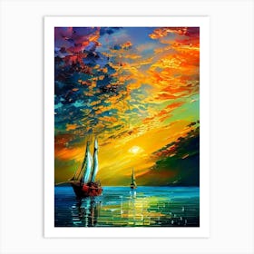 Art sky Art Print