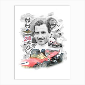 Graham Hill 1 Art Print