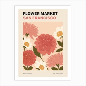 San Francisco Flower Market Art Print