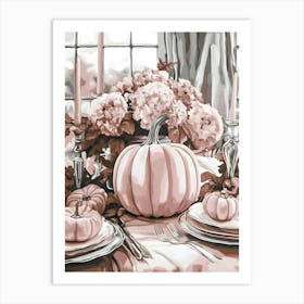 Thanksgiving Table 7 Art Print