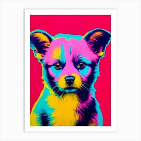 Papillon Andy Warhol Style Dog Art Print