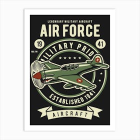 Air Force 2 Art Print