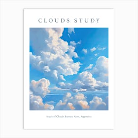 Study Of Clouds Buenos Aires, Argentina 2 Art Print